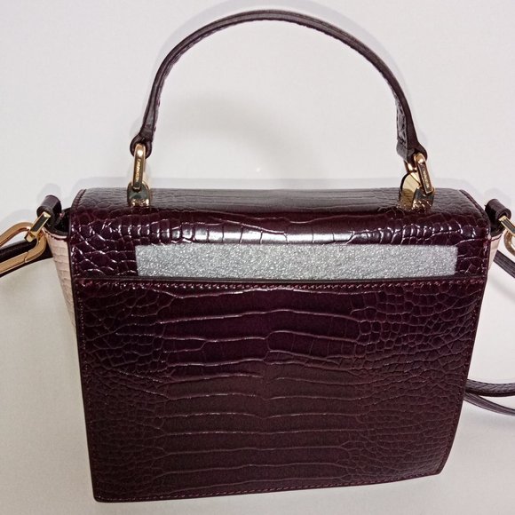 CALVIN KLEIN CROCODILE CROSSBODY BAG - Picture 2 of 7